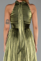 Abschlusskleid Lang Chiffon Khaki ABU6428