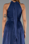 Abschlusskleid Lang Chiffon Marineblau ABU6428