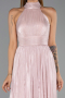 Abschlusskleid Lang Chiffon Puder ABU6428