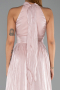 Abschlusskleid Lang Chiffon Puder ABU6428