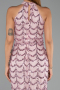 Abendkleid Lang Spitze Puder ABU6405