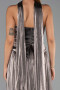 Abschlusskleid Lang Chiffon Nerzbraun ABU5957