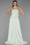 Abendkleid Lang Chiffon Minzgrün ABU6436