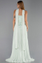 Abendkleid Lang Chiffon Minzgrün ABU6436