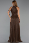 Abendkleid Lang Chiffon Braun ABU6437