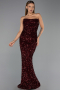 Abendkleid Lang Weinrot ABU6439