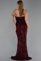 Abendkleid Lang Weinrot ABU6439