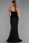 Abendkleid Lang Schwarz ABU6439