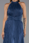 Abendkleid Lang Chiffon Marineblau ABU6441