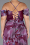 Abendkleid in Übergröße Lang Pflaume ABU6409