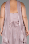 Abendkleid in Übergröße Lang Chiffon Lavendel hell ABU5958