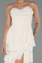 Abschlusskleid Lang Chiffon Gelb ABU6397