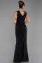 Abendkleid Lang Schwarz ABU6524