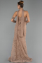 Abendkleid Lang Spitze Kupfer ABU6487
