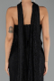 Abendkleid Lang Spitze Schwarz ABU6487