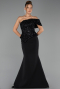 Abendkleid Lang Schwarz ABU6520