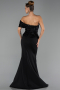 Abendkleid Lang Schwarz ABU6520