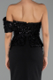 Abendkleid Lang Schwarz ABU6520