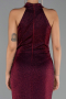 Abendkleid Lang Weinrot ABU6083