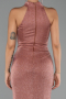 Abendkleid Lang Zimtfarben ABU6083