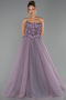 Abendkleid Lang Lavendel ABU6523