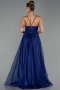 Abschlusskleid Lang Marineblau ABU6123