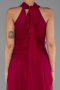 Abschlusskleid Lang Pflaume ABU3252