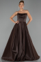 Abendkleid Lang Braun ABU6502