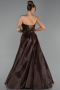 Abendkleid Lang Braun ABU6502
