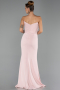 Abendkleid im Meerjungfrau-Stil Lang Puder ABU6505