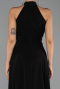 Abschlusskleid Lang Chiffon Schwarz ABU6506