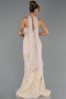 Abendkleid Lang Beige ABU6442