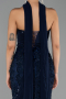 Abendkleid Lang Marineblau ABU6442