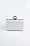 Abendtasche Silber SH862