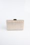 Abendtasche Laserschnitt Gold SH801