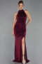 Abendkleid Lang Weinrot ABU6083