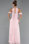 Abendkleid Lang Chiffon Puder ABU6532