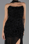 Abschlusskleid Lang Schwarz ABU6541