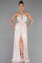 Abschlusskleid Lang Puder ABU6127