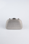 Abendtasche Gemustert Platin SH839