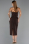 Partykleid Midi Braun ABK2687