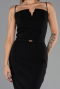 Partykleid Midi Schwarz ABK2687