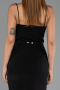 Partykleid Midi Schwarz ABK2687