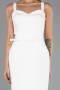 Partykleid Midi Weiß ABK2688