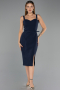 Partykleid Midi Marineblau ABK2688