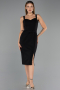 Partykleid Midi Schwarz ABK2688