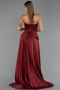 Abendkleid Lang Spitze Weinrot ABU5615