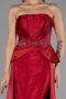 Abendkleid Lang Spitze Rot ABU5615