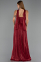 Abendkleid Lang Chiffon Weinrot ABU6322
