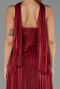 Abendkleid Lang Chiffon Weinrot ABU6322